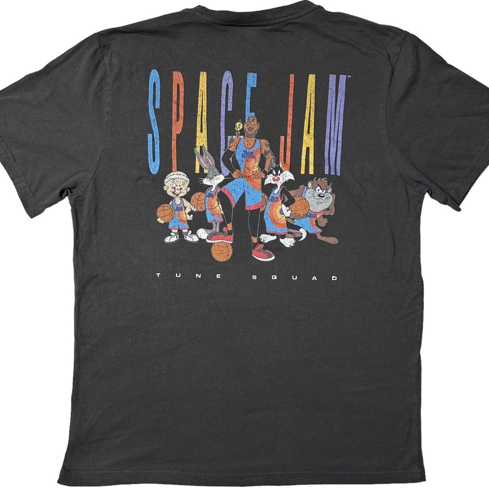 Space Jam A New Legacy Lebron Graphic T-Shirt Black  Unisex Sz XL